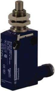 Telemecanique Sensors - SP, NC/NO, 240 VAC, 4 Pin M12 Male Terminal, End Plunger Actuator, General Purpose Limit Switch - IP66, IP67, IP68 IPR Rating - Benchmark Tooling