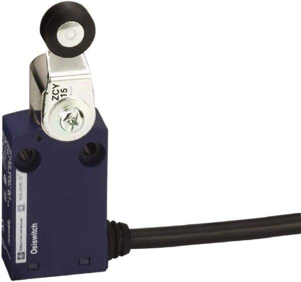 Telemecanique Sensors - DP, NC/NO, 240 VAC, Fixed Cable Terminal, Roller Lever Actuator, General Purpose Limit Switch - IP65 IPR Rating - Benchmark Tooling