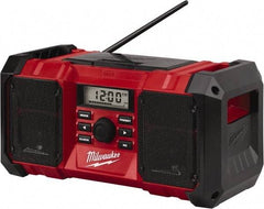 Milwaukee Tool - Backlit LCD Cordless Jobsite Radio - Powered by Battery - Benchmark Tooling