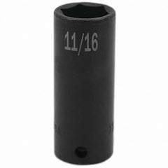 SK - Impact Socket - 3/8"DR 11/16" DEEP IMPACT SOCKET - Benchmark Tooling
