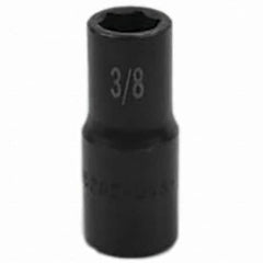 SK - Impact Socket - 3/8"DR 6PT 3/8" SEMI-DEEP IMPACT SOCKET - Benchmark Tooling