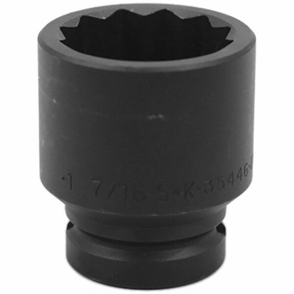 SK - Impact Socket - 3/4"DR 12PT 1-7/16" THIN WALL IMPACT SOCKET - Benchmark Tooling