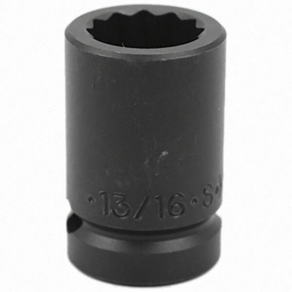SK - Impact Socket - 3/4"DR 12PT 13/16" THIN WALL IMPACT SOCKET - Benchmark Tooling