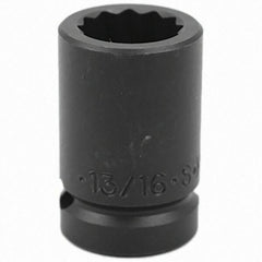 SK - Impact Socket - 3/4"DR 12PT 13/16" THIN WALL IMPACT SOCKET - Benchmark Tooling
