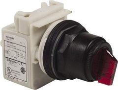 Schneider Electric - 30mm Mount Hole, 3 Position, Knob Operated, Selector Switch Only - Momentary (MO), Nonilluminated, without Contact Blocks, Shock and Vibration Resistant - Benchmark Tooling