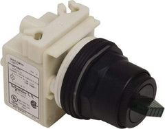 Schneider Electric - 30mm Mount Hole, 2 Position, Knob Operated, Selector Switch Only - Maintained (MA), Nonilluminated, without Contact Blocks, Shock and Vibration Resistant - Benchmark Tooling