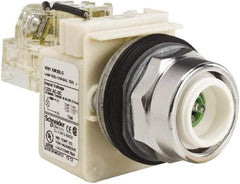 Schneider Electric - 120 VAC LED Indicating Light - Screw Clamp Connector - Benchmark Tooling