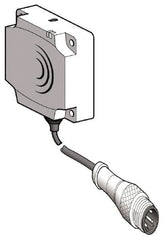 Telemecanique Sensors - NPN, PNP, 15 to 25mm Detection, Flat, Inductive Proximity Sensor - 2 Wires, IP67, 24 to 240 VAC/VDC, 40mm Wide - Benchmark Tooling