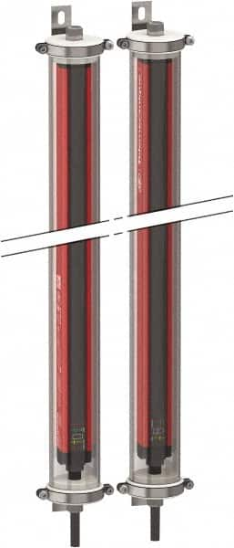 Telemecanique Sensors - 23 Beam, 18.11 Inch Height Protection, 3, 10m Max Sensing, 14 to 131°F, Hand Protection 2, Safety Light Curtain - 24 VDC, Red - Benchmark Tooling