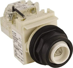 Schneider Electric - 120 V Press-to-Test Indicating Light - Round Lens, Screw Clamp Connector, Corrosion Resistant, Dust Resistant, Oil Resistant - Benchmark Tooling