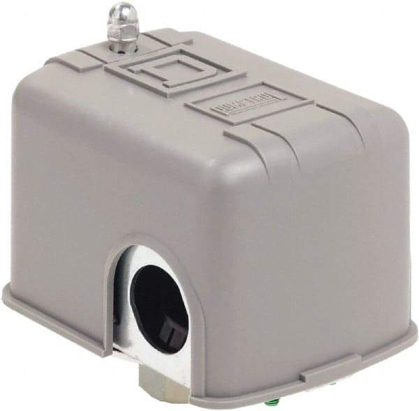 Square D - 1 and 3R NEMA Rated, 20 to 40 psi, Electromechanical Pressure and Level Switch - Adjustable Pressure, 575 VAC, L1-T1, L2-T2 Terminal, For Use with Square D Pumptrol - Benchmark Tooling