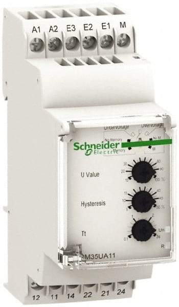 Schneider Electric - 2NO/2NC, 24-240 VAC/DC Control Relay - DIN Rail Mount - Benchmark Tooling