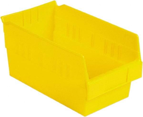 LEWISBins+ - 11-5/8" Deep, Yellow Hopper Shelf Bin - 6" High x 6-5/8" Wide x 11-5/8" Long - Benchmark Tooling