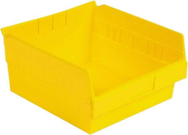 LEWISBins+ - 11-5/8" Deep, Yellow Hopper Shelf Bin - 6" High x 11-1/8" Wide x 11-5/8" Long - Benchmark Tooling