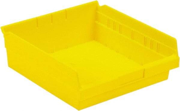 LEWISBins+ - 11-5/8" Deep, Yellow Hopper Shelf Bin - 4" High x 11-1/8" Wide x 11-5/8" Long - Benchmark Tooling