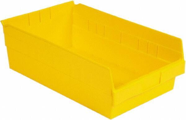 LEWISBins+ - 17-7/8" Deep, Yellow Hopper Shelf Bin - 6" High x 11-1/8" Wide x 17-7/8" Long - Benchmark Tooling