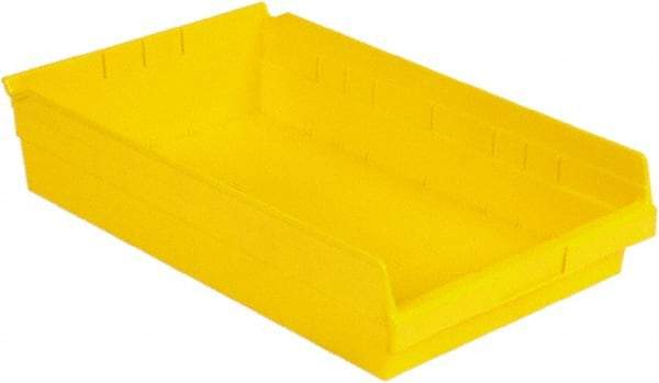 LEWISBins+ - 17-7/8" Deep, Yellow Hopper Shelf Bin - 4" High x 11-1/8" Wide x 17-7/8" Long - Benchmark Tooling