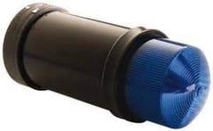 Schneider Electric - 24 VAC/VDC, 4X NEMA Rated, Strobe Tube, Blue, Flashing Light - 60 Flashes per min, 70mm Pipe/Pendant, 70mm Diameter, 157mm High, IP65, IP66 Ingress Rating - Benchmark Tooling