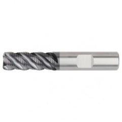 3/4x3/4x7/8x3-1/2 .050R 4FL Carbide Roughing End Mill-Weldon Shank-AlTiN - Benchmark Tooling