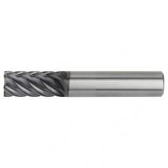 5/8x5/8x1-1/4x3-1/2 6FL Square Carbide End Mill-Round Shank-AlTiN - Benchmark Tooling