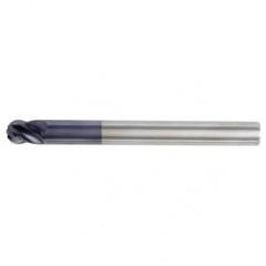 3/4x3/4x1x6 Ball Nose 4FL Carbide End Mill-Round Shank-TiAlN - Benchmark Tooling