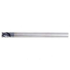 1/2x1/2x5/8x5 4FL Square Carbide End Mill-Round Shank-TiAlN - Benchmark Tooling