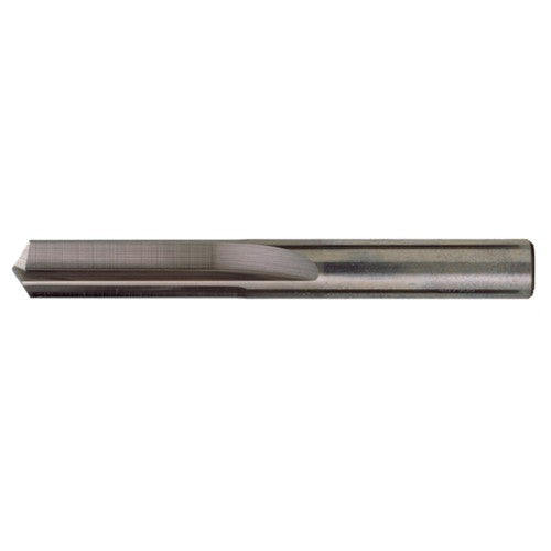 ‎3/32″ Dia. × 0.094″ Shank × 3/4″ Flute Length × 1-3/4″ OAL, Stub, 140°, Bright, 2xD Flute, Round Solid Carbide Drill - Exact Industrial Supply