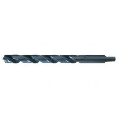 #24 RHS / RHC HSS 118 Degree Radial Point Automotive Tanged Shank Drill - Steam Oxide - Benchmark Tooling