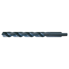 #1 RHS / RHC HSS 118 Degree Radial Point Automotive Tanged Shank Drill - Steam Oxide - Exact Industrial Supply