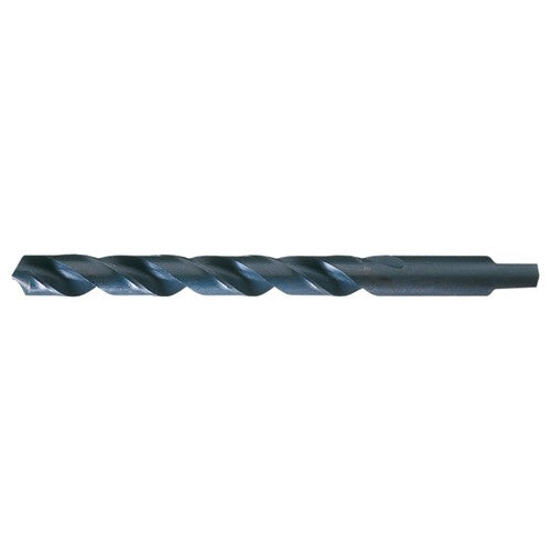 B RHS / RHC HSS 118 Degree Radial Point Automotive Tanged Shank Drill - Steam Oxide - Exact Industrial Supply