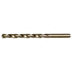 #49 RHS / RHC HSS-CO 8% (M42) 135 Degree Split Point NAS907 Type J Cobalt Heavy Duty Jobber Drill - Straw / Gold Oxide - Benchmark Tooling