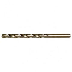 #46 RHS / RHC HSS-CO 8% (M42) 135 Degree Split Point NAS907 Type J Cobalt Heavy Duty Jobber Drill - Straw / Gold Oxide - Benchmark Tooling