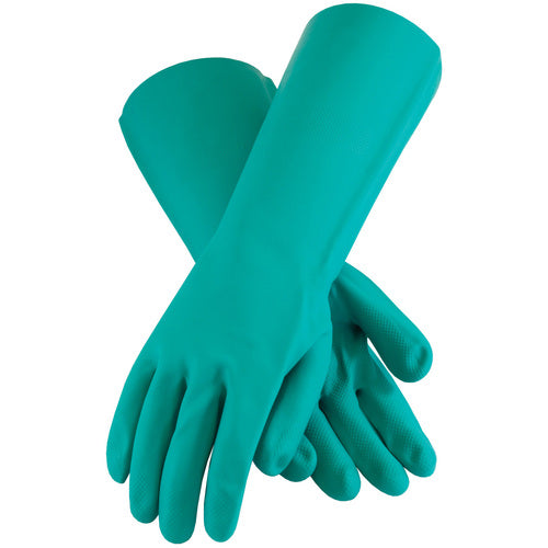 ‎50-N2250G/XL Nitrile Gloves - Assurance Unsupport Nitrile - Green - 22 Mil - 15 Inch - Unlined - Diamond - Exact Industrial Supply