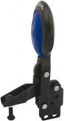 KIPP - Vertical Handle, Manual Hold Down Toggle Clamp - U-Bar, Straight Base, Nitride/Oxide Finish, Steel - Benchmark Tooling