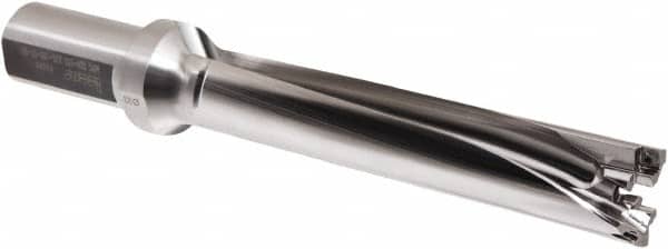 Iscar - 32mm Max Diam, 5xD, 160mm Max Drill Depth, 32mm Shank Diam, 260mm OAL, Replaceable Tip Drill - 10.2362" OAL, 5xD Drill Depth by Diam Ratio - Benchmark Tooling