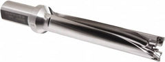 Iscar - 32mm Max Diam, 5xD, 160mm Max Drill Depth, 32mm Shank Diam, 260mm OAL, Replaceable Tip Drill - 10.2362" OAL, 5xD Drill Depth by Diam Ratio - Benchmark Tooling