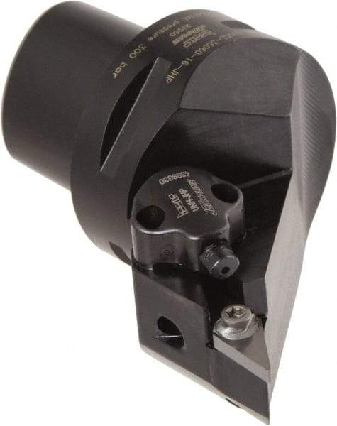 Iscar - Left Hand Cut, Size C5, Various Insert Compatiblity, External Modular Turning & Profiling Cutting Unit Head - 35mm Ctr to Cutting Edge, 60mm Head Length, Through Coolant, Series CAMFIX, Isoturn, JetHPLine - Benchmark Tooling