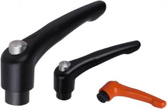 KIPP - 3/8-16, Zinc Threaded Hole Adjustable Clamping Handle - 91mm OAL, 58.5mm High - Benchmark Tooling