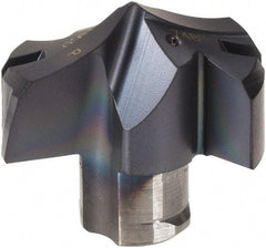 Iscar - Series HCP-IQ, 19mm Diam Grade IC908 Replaceable Drill Tip - Carbide, TiAlN/TiN Finish, 19 Seat Size - Benchmark Tooling