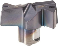 Iscar - Series FCP, 18.69mm Diam Grade IC908 Replaceable Drill Tip - Carbide, TiAlN/TiN Finish, 18 Seat Size - Benchmark Tooling