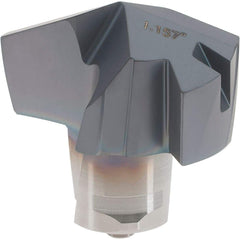 Iscar - Series ICP, 29.39mm Diam Grade IC908 Replaceable Drill Tip - Carbide, TiAlN/TiN Finish, 29 Seat Size - Benchmark Tooling