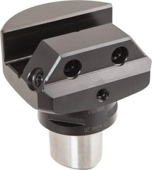 Iscar - 58mm Head Length, Modular Grooving Blade Holder Head - Neutral Cut, System Size C5, Through Coolant, Series CAMFIX - Benchmark Tooling