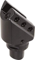 Iscar - 127mm Head Length, Modular Grooving Blade Holder Head - Left Hand Cut, System Size C5, Through Coolant, Series CAMFIX - Benchmark Tooling