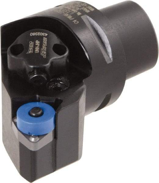 Iscar - Right Hand Cut, Size C4, Various Insert Compatiblity, External Modular Turning & Profiling Cutting Unit Head - 27mm Ctr to Cutting Edge, 50mm Head Length, Through Coolant, Series CAMFIX, Heliturn LD, JetHPLine - Benchmark Tooling