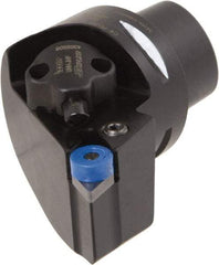 Iscar - Right Hand Cut, Size C4, Various Insert Compatiblity, External Modular Turning & Profiling Cutting Unit Head - 27mm Ctr to Cutting Edge, 50mm Head Length, Through Coolant, Series CAMFIX, Isoturn, JetHPLine - Benchmark Tooling