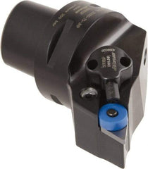 Iscar - Left Hand Cut, Size C5, Various Insert Compatiblity, External Modular Turning & Profiling Cutting Unit Head - 35mm Ctr to Cutting Edge, 60mm Head Length, Through Coolant, Series CAMFIX, Isoturn, JetHPLine - Benchmark Tooling