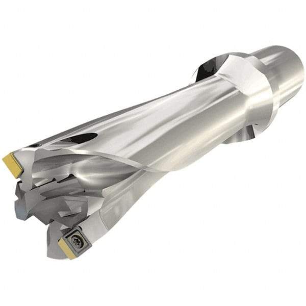 Iscar - 26.5mm Diam, 5xD, 132mm Max Depth, 32mm Shank Diam, 224mm OAL, Replaceable Tip Drill - HCP-IQ, ICP, SOGT-W, SOGX-W Insert, MNC Toolholder, Series Combicham - Benchmark Tooling