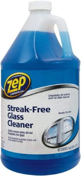 ZEP Commercial - 1 Gal Bottle Pleasant Glass Cleaner - Use on Mirrors, Windows - Benchmark Tooling