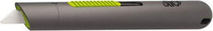 Slice - Retractable Utility Knife - 5.3" Blade, Black Rubber Handle, 1 Blade Included - Benchmark Tooling