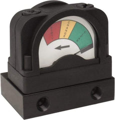 PRO-SOURCE - Glass Filled Nylon FRL Pressure Gauge - Use with Filters - Benchmark Tooling